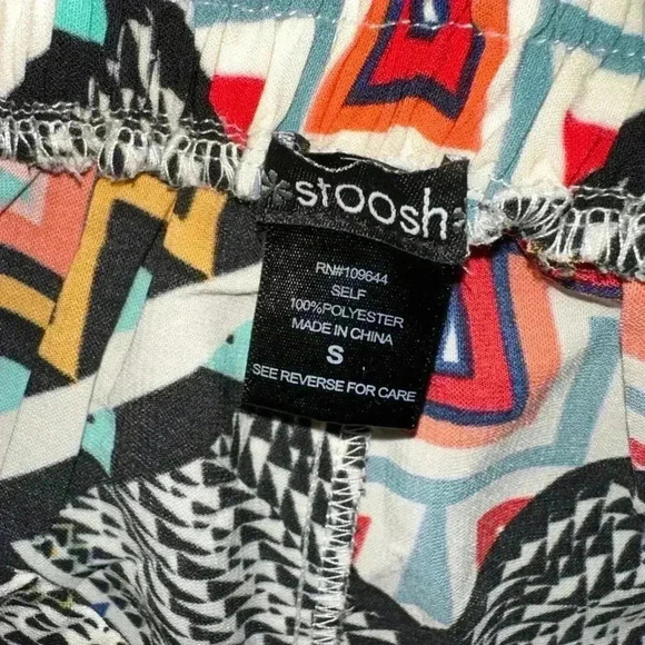 Stoosh Boho Palazzo Wide Leg Pants / Woman’s Small / Multicolored - Picture 11 of 13
